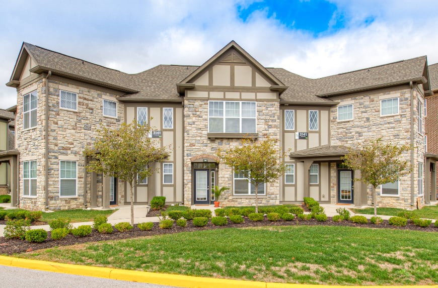 Westfield townhomes with separate entrances.